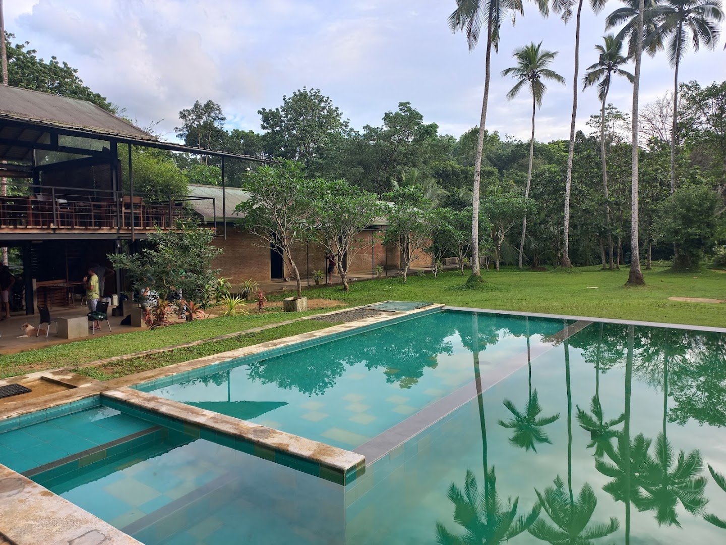 Panawala river stream directly adjoining Rivonve Leisure Resort
